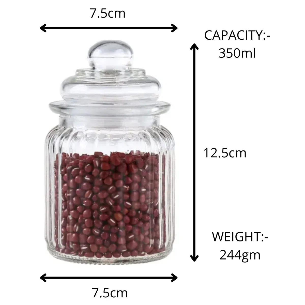 MUAC Tarro de vidrio con tapa para cocina, tarros pequeños para almacenamiento de cocina, tarro de vidrio, recipientes de almacenamiento de alimentos para almacenar especias, mermelada, miel, Aachar,