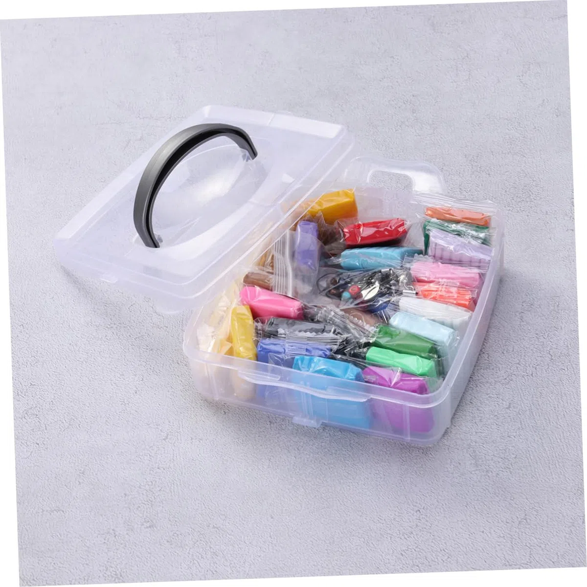Artibetter Kit de Arcilla Polimérica 24 Colores para Niños y No Pegajosa Incluye Herramientas Creativo y Educativo para Manualidades y Juguetes