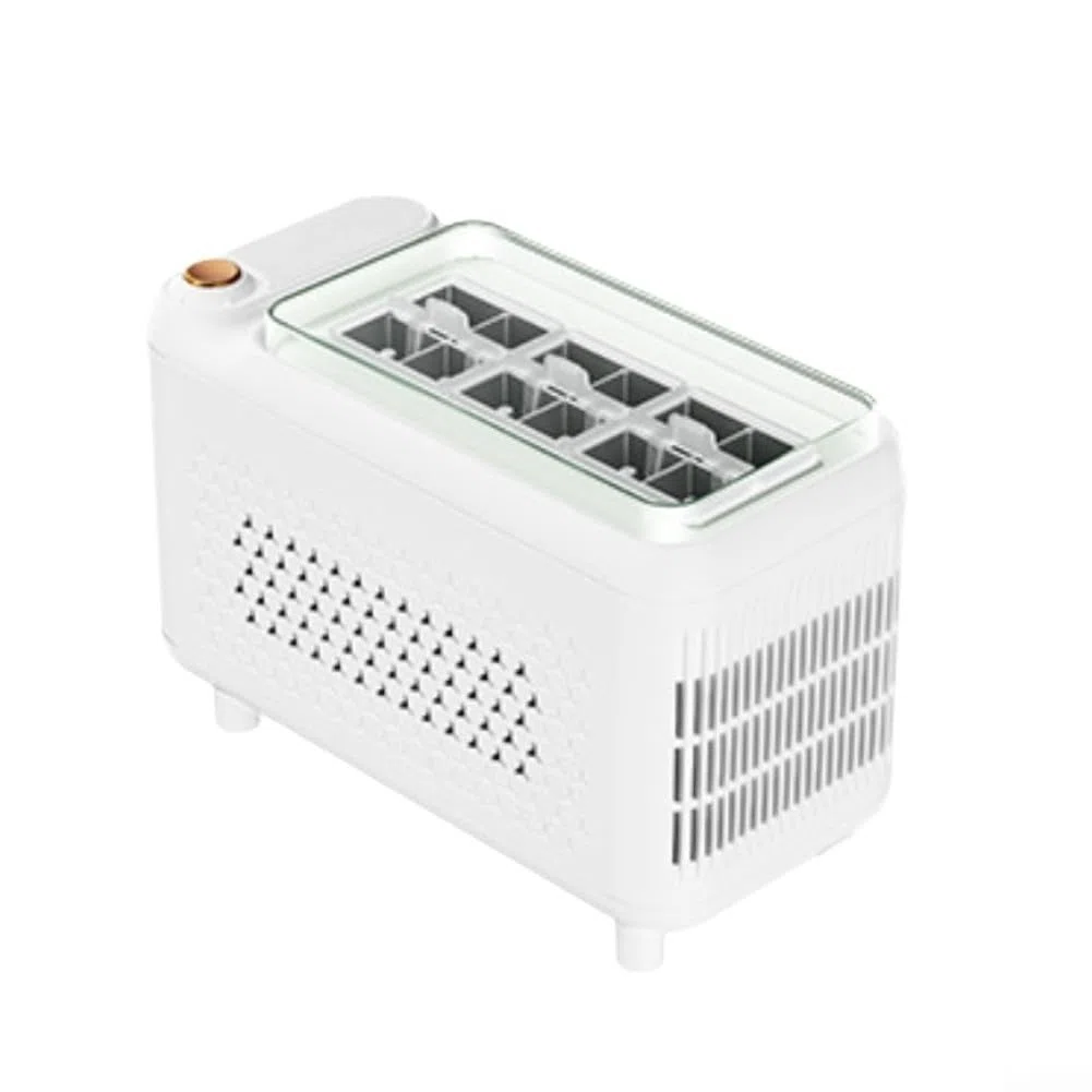 Máquina de hielo portátil para automóvil, refrigerador de camping de 12 V, máquina de hielo de viaje, máquina de hielo compacta, máquina de hielo para exteriores, equipo esencial para viajes