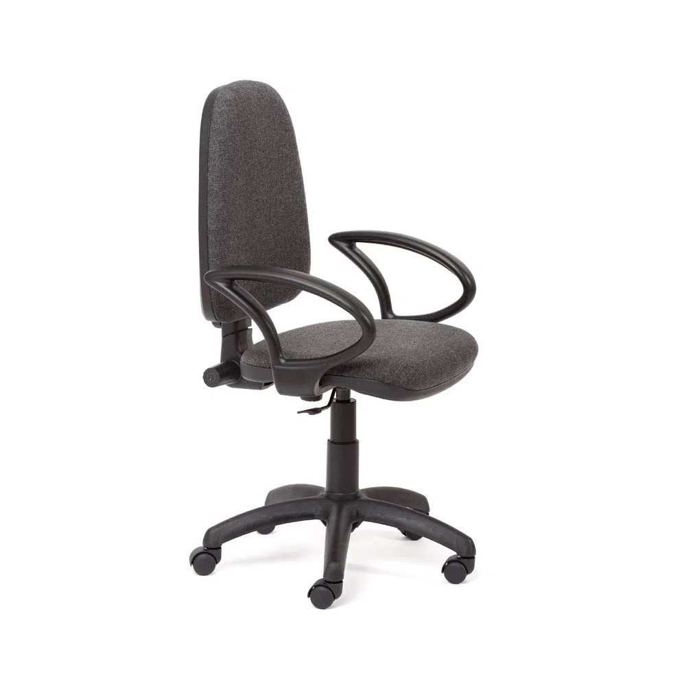 Rocada RD-930/4+956 - Silla Oficina con Brazos, Color Negro