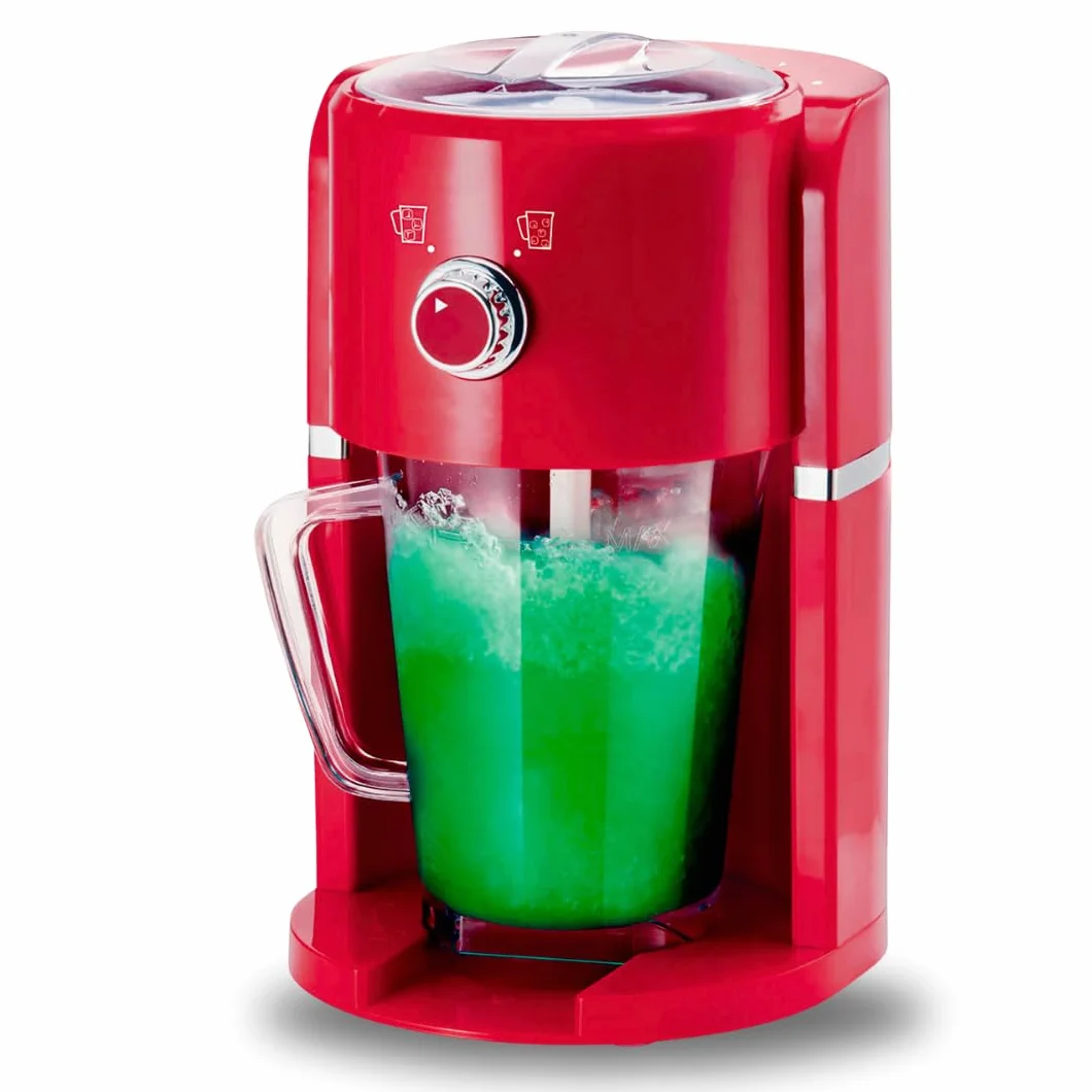 Picadora de Hielo Eléctrica Frozen Drinks, Cuchilla Acero Inoxidable, Capacidad 1.1L Granizados, cócteles, Bebidas frías, Combinados, Yogur Helado,30w,Picado Fino y Grueso.