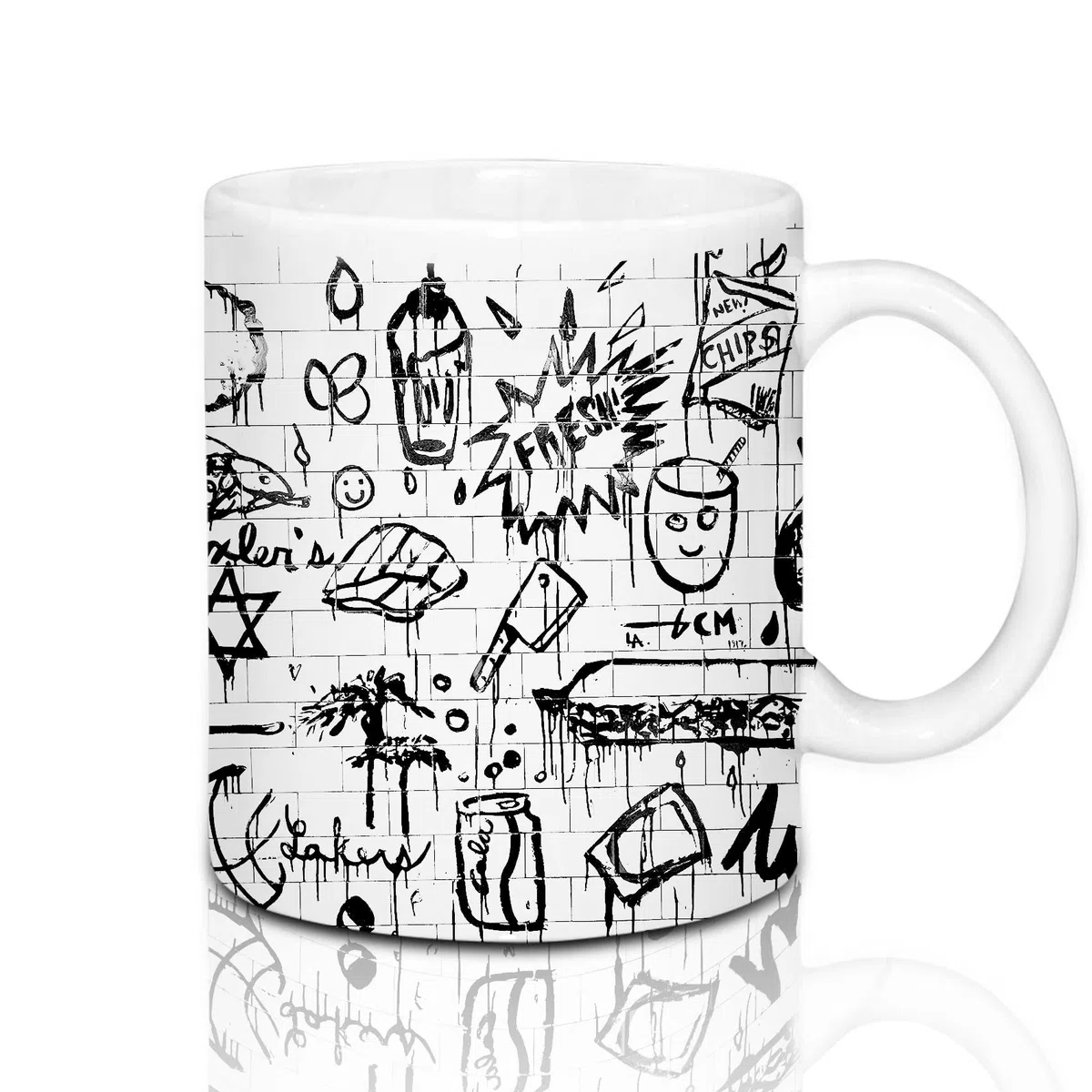 Sumex Juego de 36 tazas de café de cerámica blanca de sublimación de 11 onzas para té, leche, latte, cacao caliente