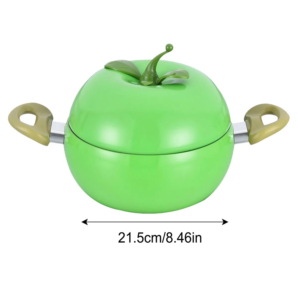 Olla con forma de verduras y frutas, olla de tomate con tapa - para placas de inducción eléctricas, cocina fritura y leche sopa
