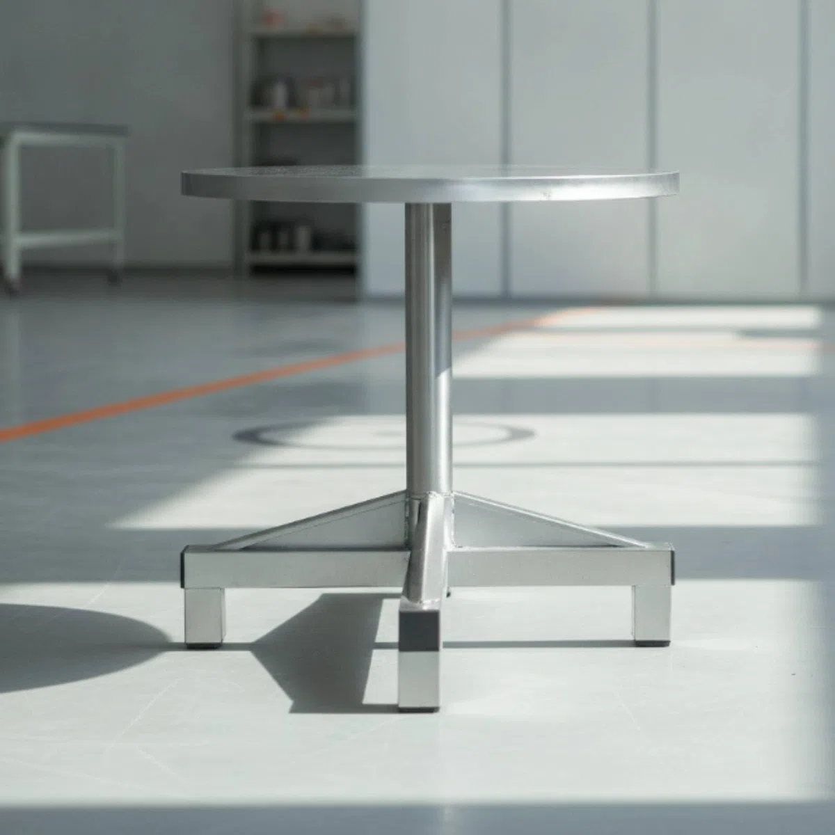 Soporte de Pintura Giratorio Mesa Giratoria Rotatoria Base Estable Soporte Vertical en Acero Inoxidable con Grados para, Diámetro 50cm X Altura 50cm