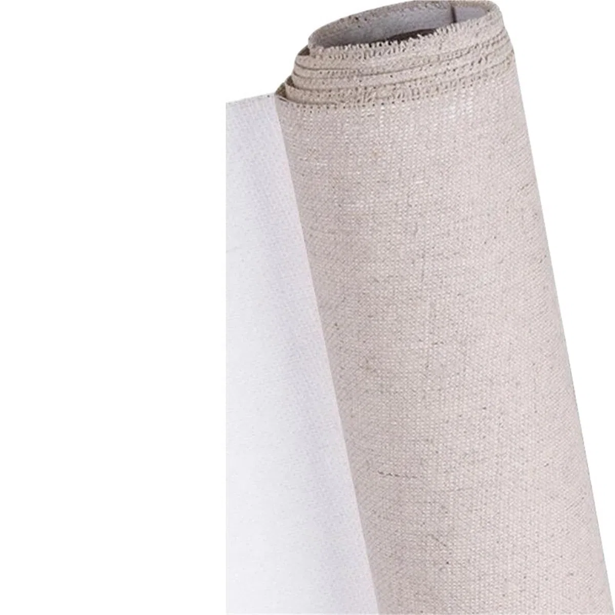 Rollo de Lienzo en Blanco Mezcla de lienzos, rollo de lino imprimado en blanco, suministros de una capa for pintar arte al óleo(Width 88cm 5M length)