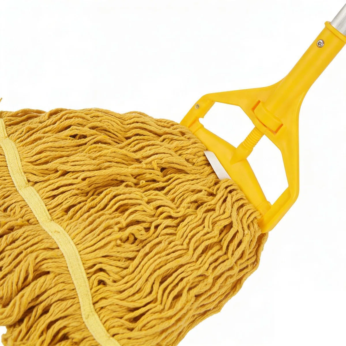 Fregona de tiras Mango De Aleación De Aluminio Y Paño De Barrido | Fregonas de algodón para limpieza del suelo Suelo de Madera Cordones para Baño Cocina Salón Dormitorio Balcón Sala d