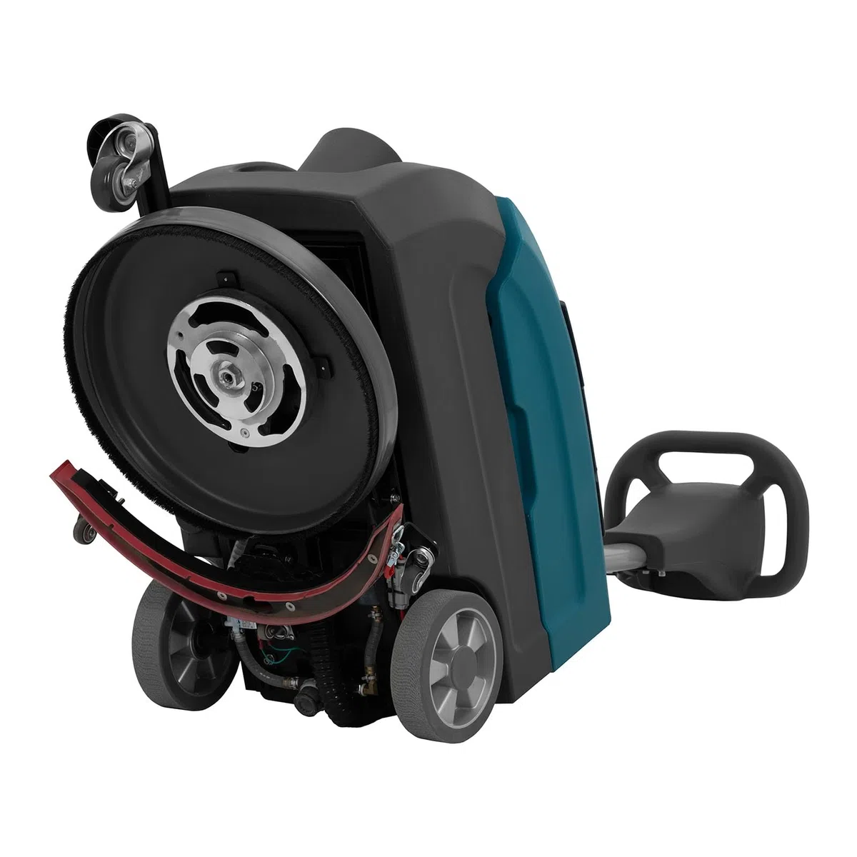 Fregadora Aspiradora Industrial con Batería 40 cm 2200 m²/h 160 rpm Abrillantadora monodisco Fregadora aspiradora profesional Fregadora aspiradora de pavimentos Máquina pulidora