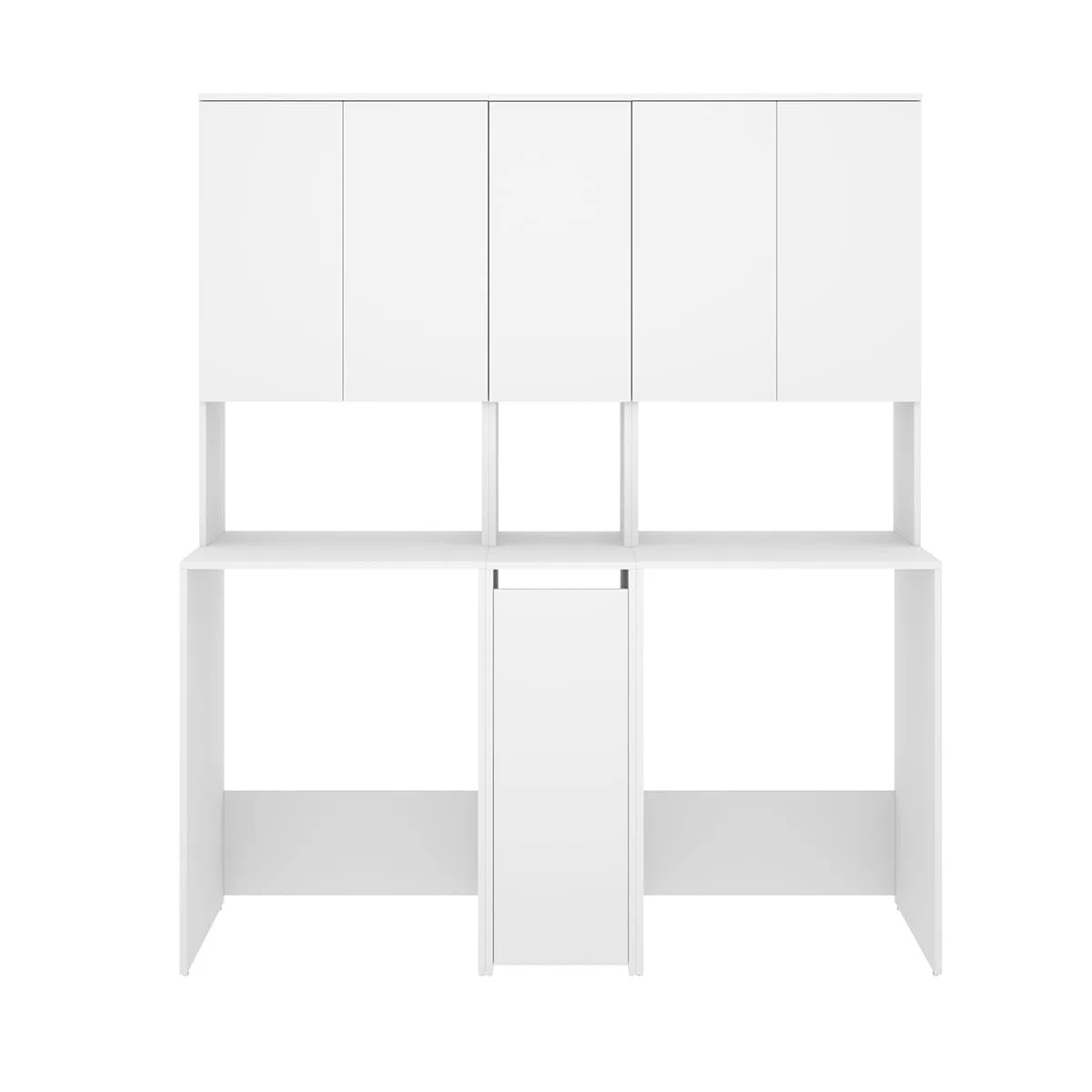 DEKIT - Conjuntos DE Muebles para LAVANDERÍA con ALMACENAJE Y ALTILLO 190x158,3x62cm
