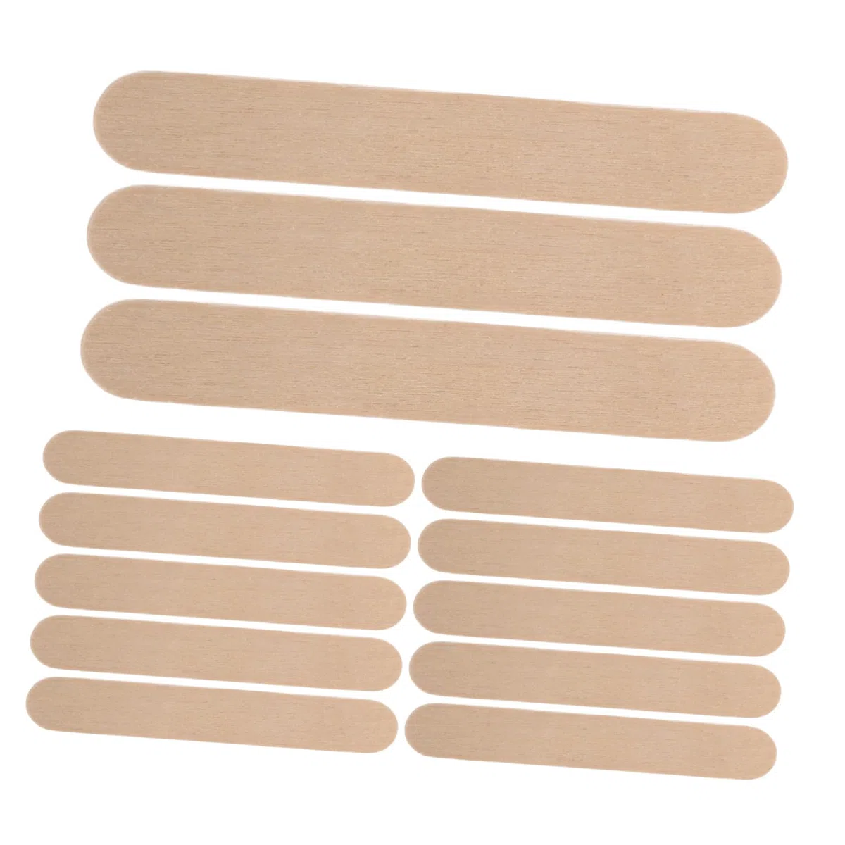 Hemobllo 1000piezas Palitos De Madera Para Manualidades De Multiusos Para Helados y Cera Materiales Para Manualidades
