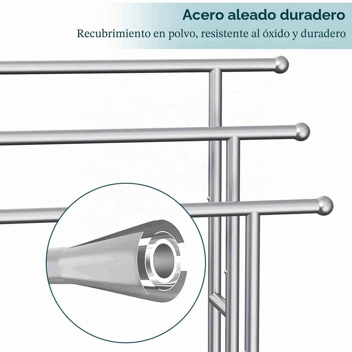 Toallero Independiente de 40 Pulgadas de Alto para baño, toallero de Piso de 3 Niveles con Cesta de Almacenamiento, Escalera de Manta y Estante de exhibición para Toallas de baño Grandes y Toallas de