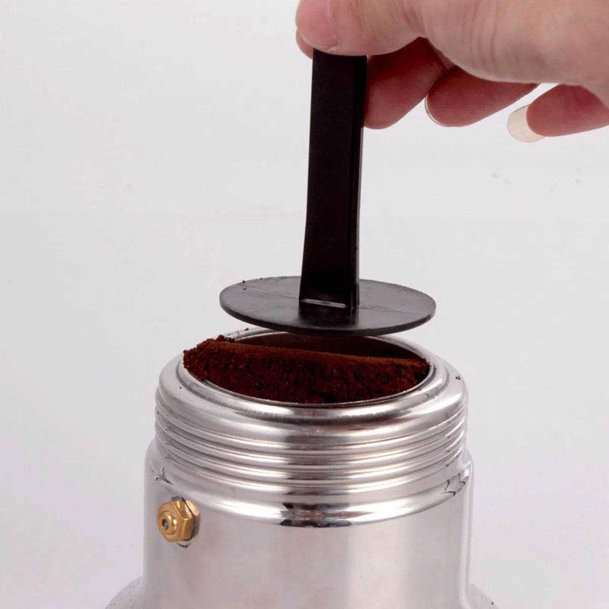 Cuchara de café cfsz, Cuchara medidora de Polvo, Cuchara medidora de Polvo de café de Doble Uso, Cuchara de Prensa, máquina de café, Herramientas de Cocina