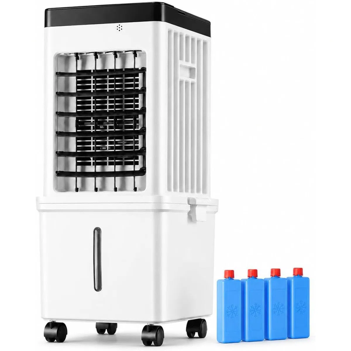 Aire Acondicionado PortáTil Sin Tubo Con HumidificacióN 36–45 DB DepóSito De Agua ExtraíBle De MáS De 10 L 3 Velocidades Con Temporizador De 2–8 H Espacios De Vida Y De Trabajo