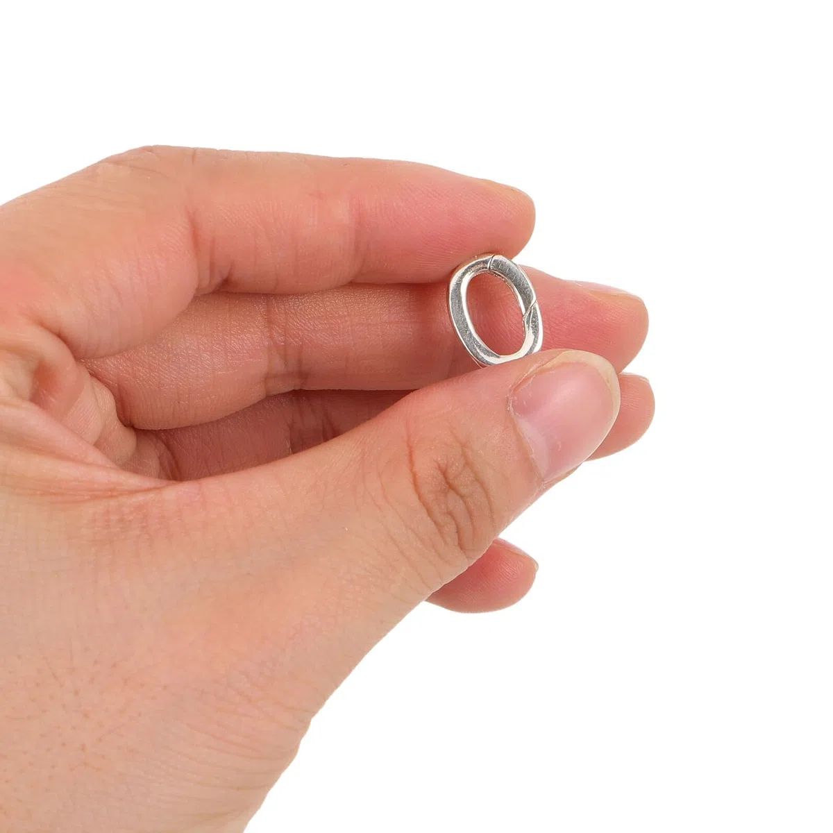 2 Piezas Cierres de Resorte para Joyería 10Mm X 13Mm, Conectores de Cadena para Pulseras y Collares, Clips de Seguridad Metálicos, 2 Unidades para Manualidades y