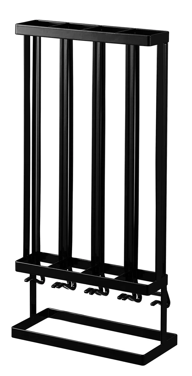YAMAZAKI 3896 TOWER Coffee Capsule Holder S, black, Steel, 17.5 x 8 x 36 cm