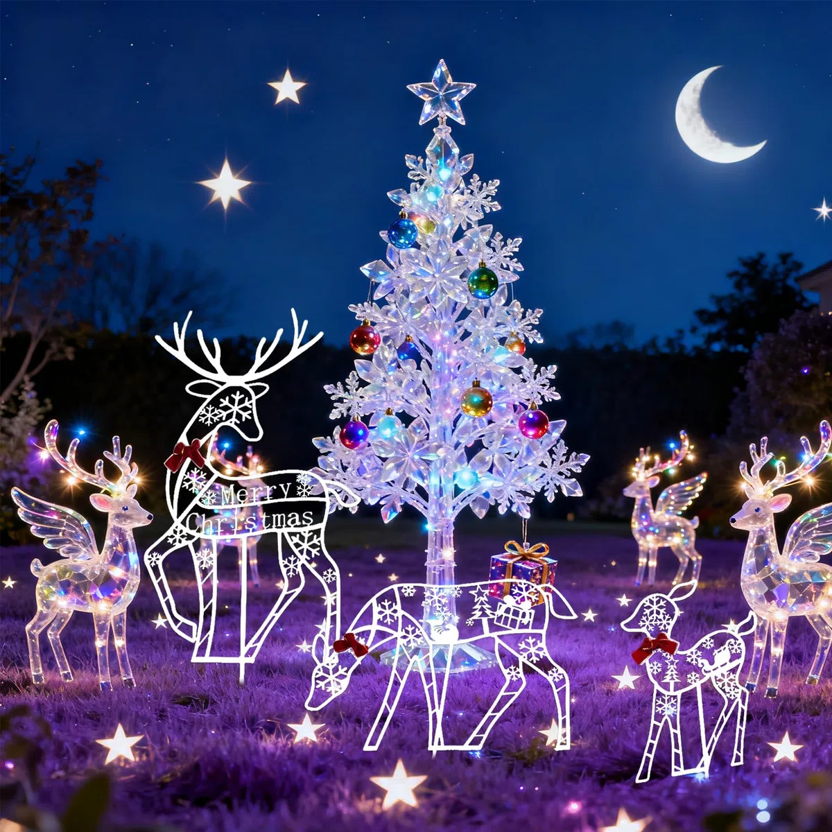 Navideños Para Exterior Decoración De Jardín Trasero Estacional | Decoraciones Festivas De Jardín Para Propietarios Vecindario Porche Patio Entrada Y Actividad Familiar