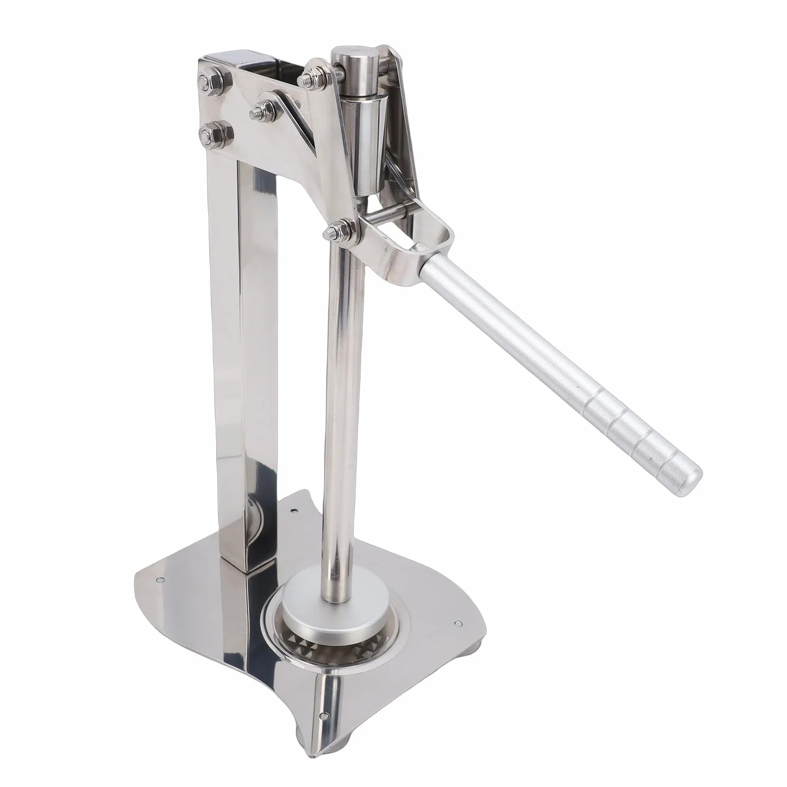 Exprimidor Manual de Acero Inoxidable 304, Extractor de Cítricos, Prensador de Limón con Mango Antideslizante para Cocina