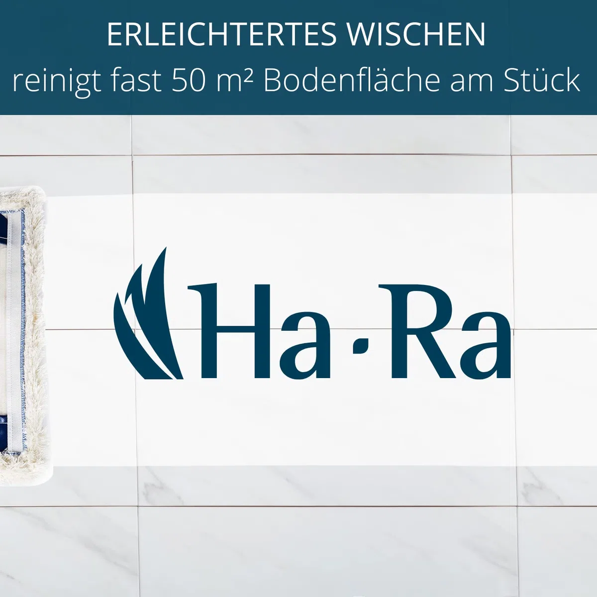 Ha-Ra Original Bodenexpress con Nassfaser Blanco Largo 42 cm,