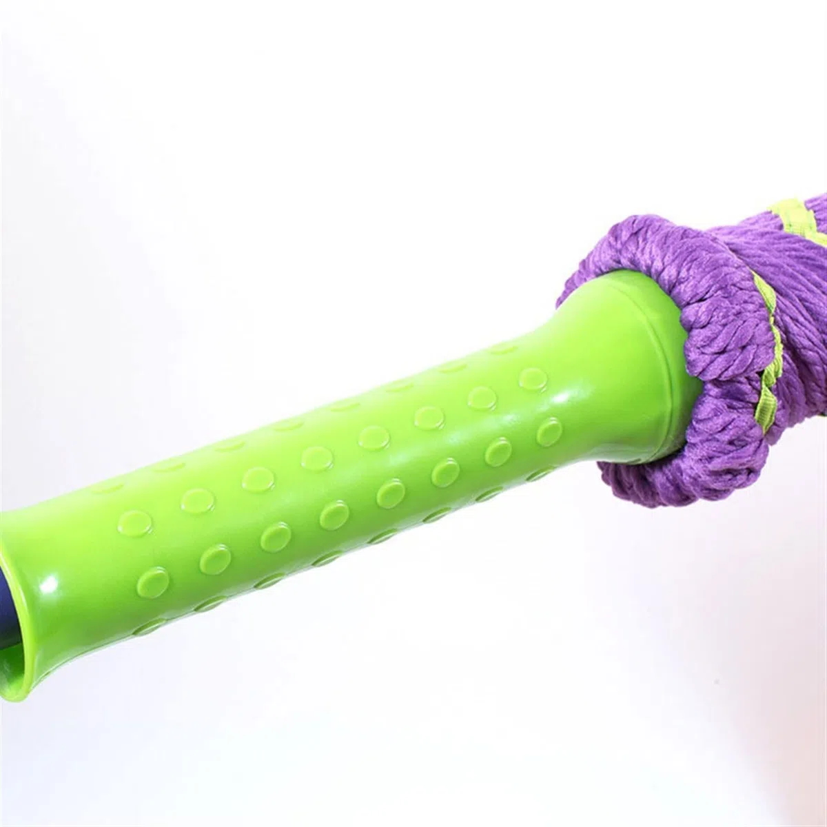 TOMYEUS Frife de Limpiador de Pisos con 2 Cabezas Reutilizables, Fácil retorcimiento de trapeador de Giro, trapeadores Secos y húmedos for Madera Dura, Tirar Azulejos de Limpieza de Microfibra.