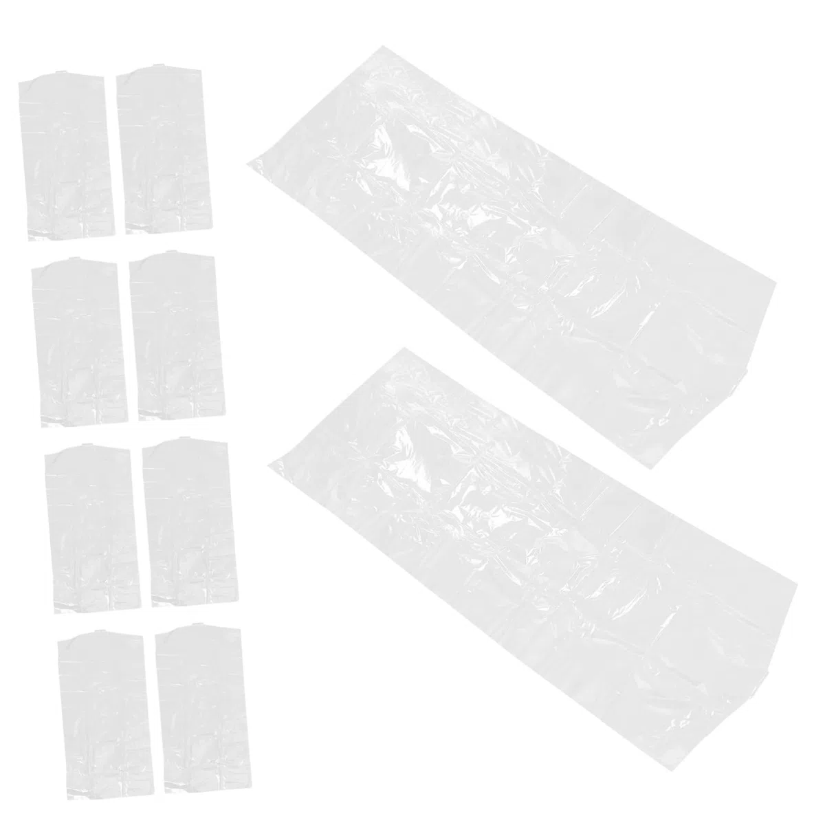 Gatuida 30piezas Funda Antipolvo Transparente para Guardar Trajes el Armario Protectoras Reutilizables para Abrigos y Ropa de Vestir para Colgar Casa