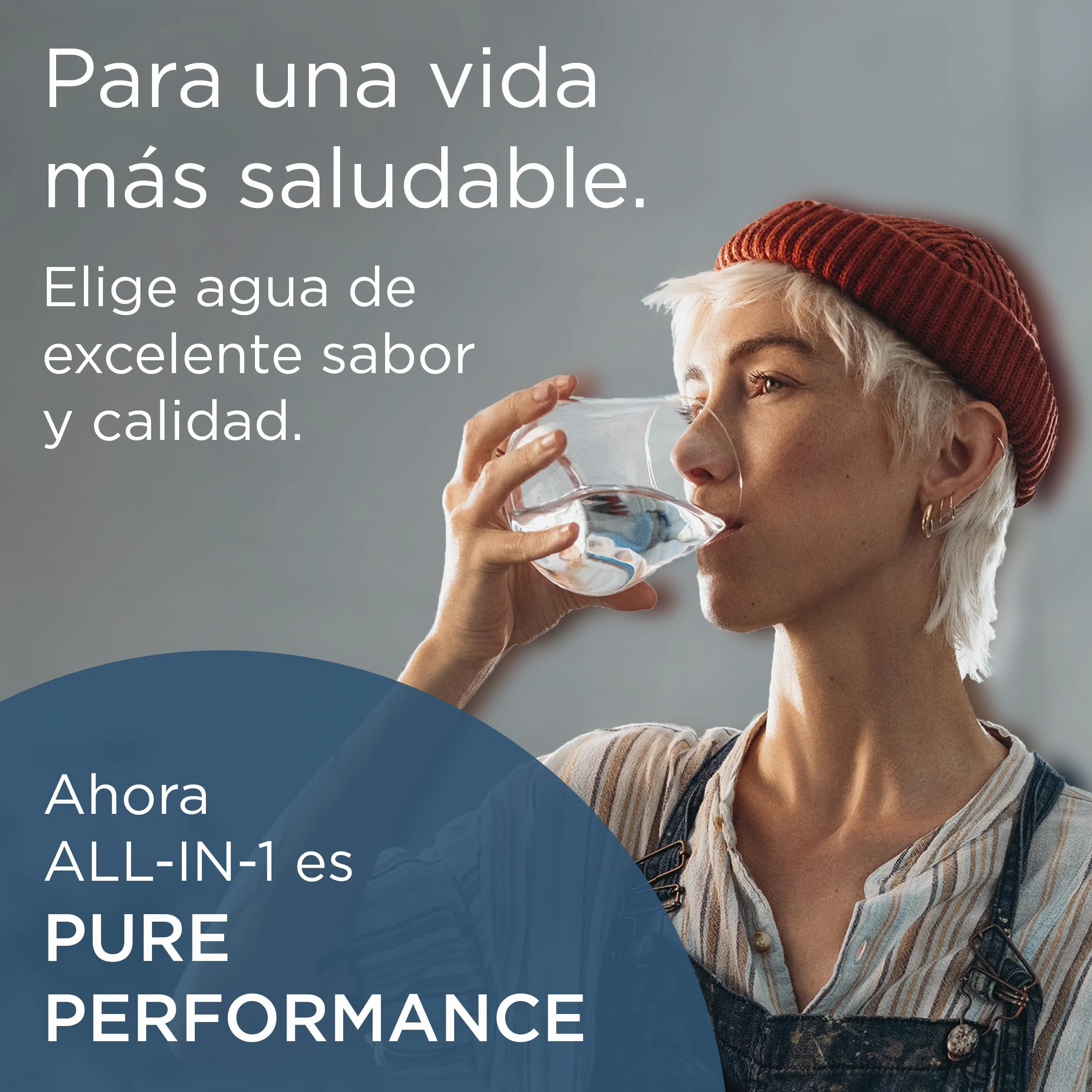 BRITA Jarra de cristal azul (2,5L) incl. 1x filtro MAXTRA PRO Pure Performance Diseño premium con tapa abatible de fácil llenado e indicador, que reduce la cal, el cloro y las impurezas