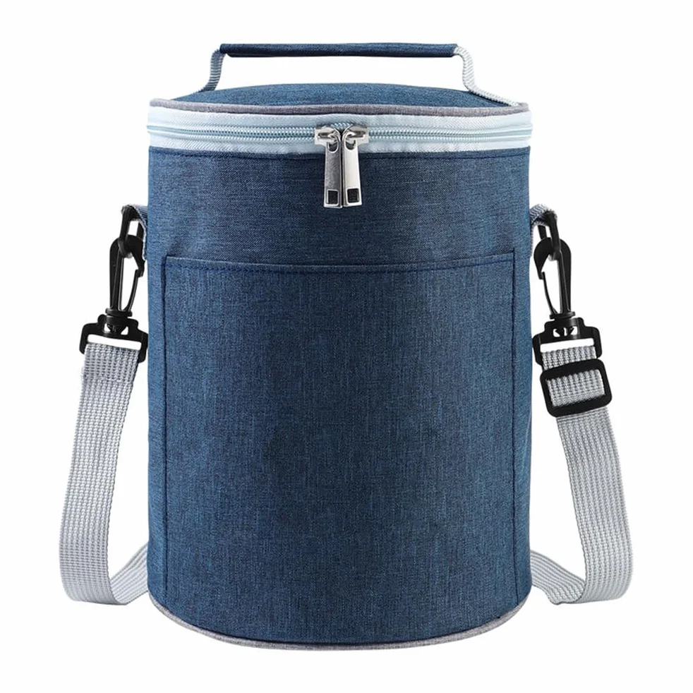 Bolsa Térmica Isotérmica para Alimentos Cremallera Bidireccional, Tela Oxford Ligera y Aislamiento Térmico Adecuado para Camping y Picnic