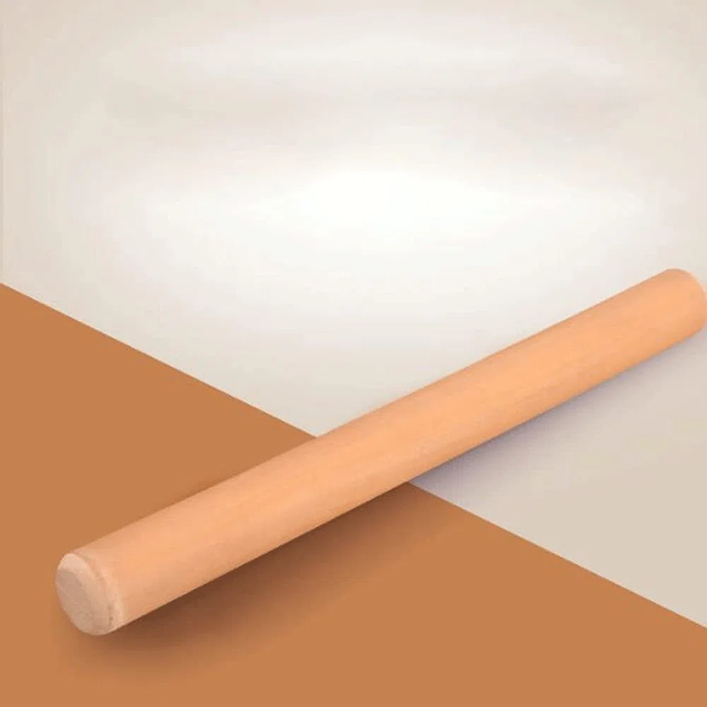 Rodillo de pastelería, rodillo de madera, Rodillos de amasar, palo de madera cuadrado, palo de presión for bola de masa, herramienta for hornear más gruesa, pasador de rueda