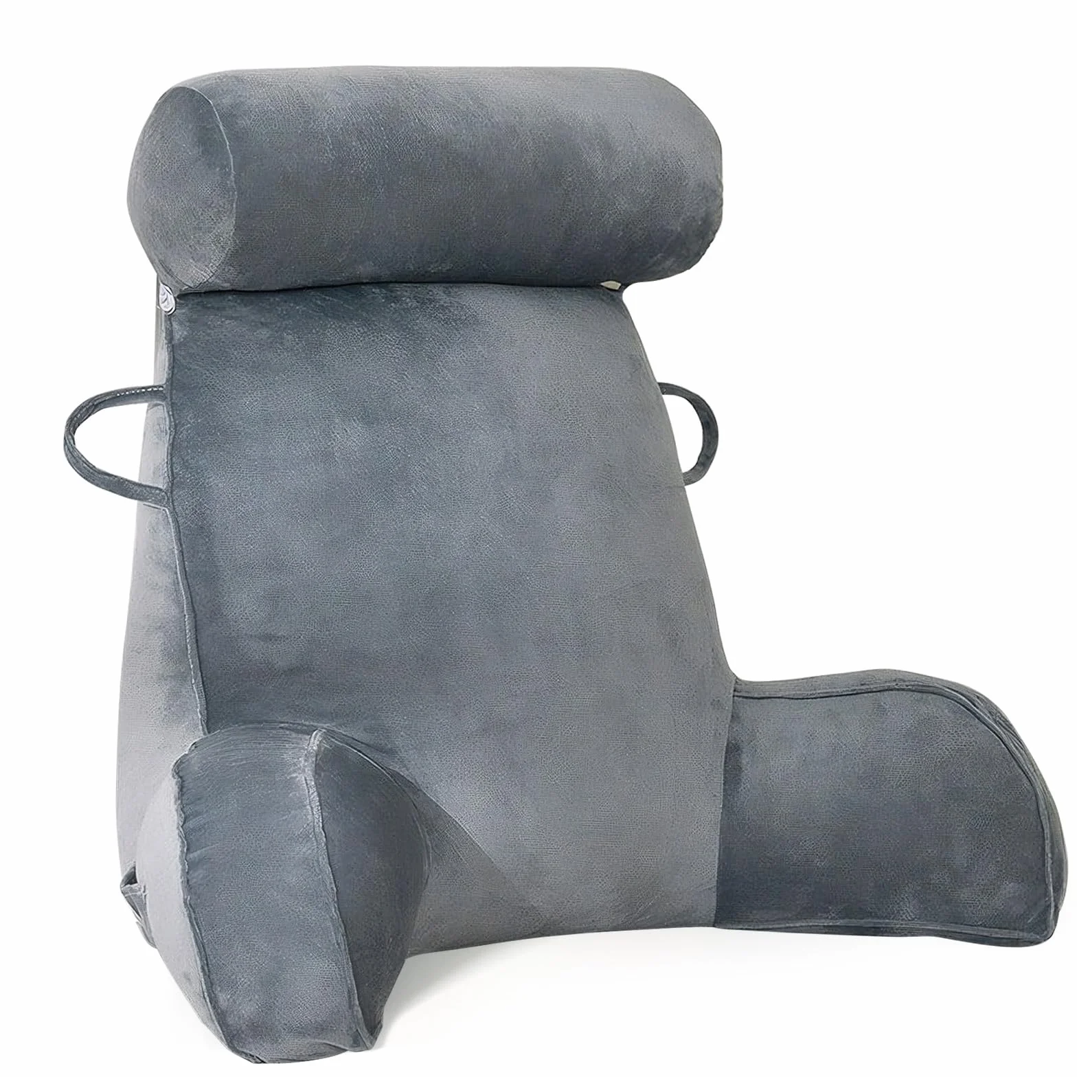 MINGPINHUIUS Cojín de lectura XL para cama y sofá con cojín cervical extraíble, cojín de espalda ideal para adultos con espuma viscoelástica para leer cómodamente, trabajar, jugar, ver la televisión