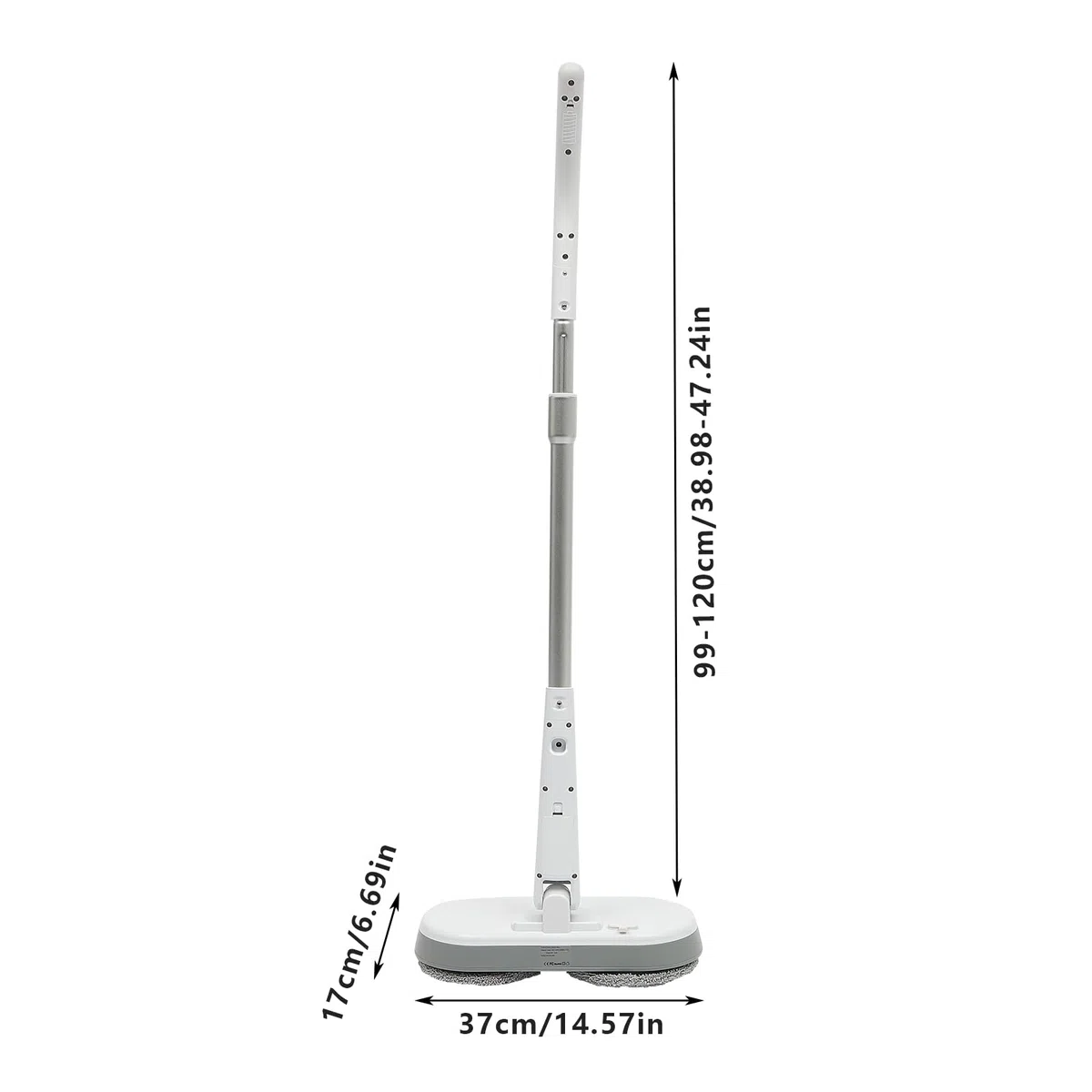 Fregona eléctrica eléctrica inalámbrica con función de spray y tanque de agua led 350 ml fregona giratoria 9000R/min para fregona fregona limpia para suelos pulidos