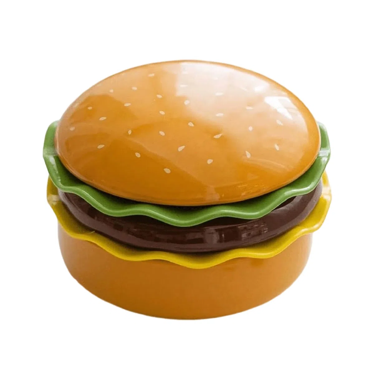 Platos para Hamburguesa Cuencos Cerámicos Apilables Divertidos | Lindos Juegos Platos para Servir Comida Aperitivos Postre Comidas Hogar Cocina Restaurante Camping Barbacoa Vacaciones