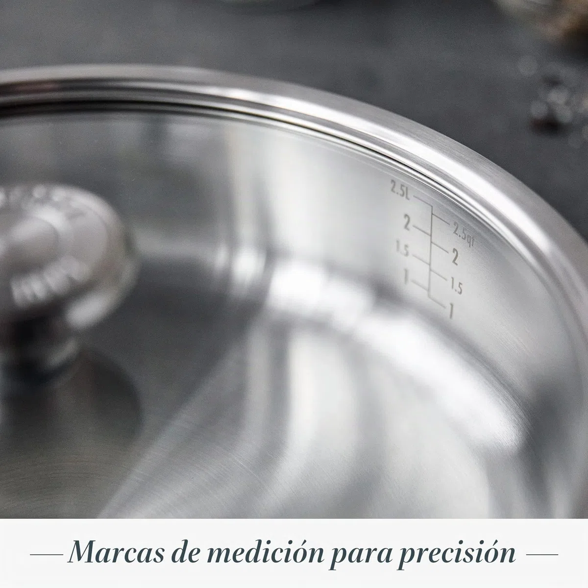 Merten & Storck Tri-Ply Juego de 8 Ollas y Sartenes de Scero Inoxidable Tricapa para Inducción, Incluye sartenes, cacerolas, ollas y tapas, Multicapa, Apto para Horno y Lavavajillas, Plata