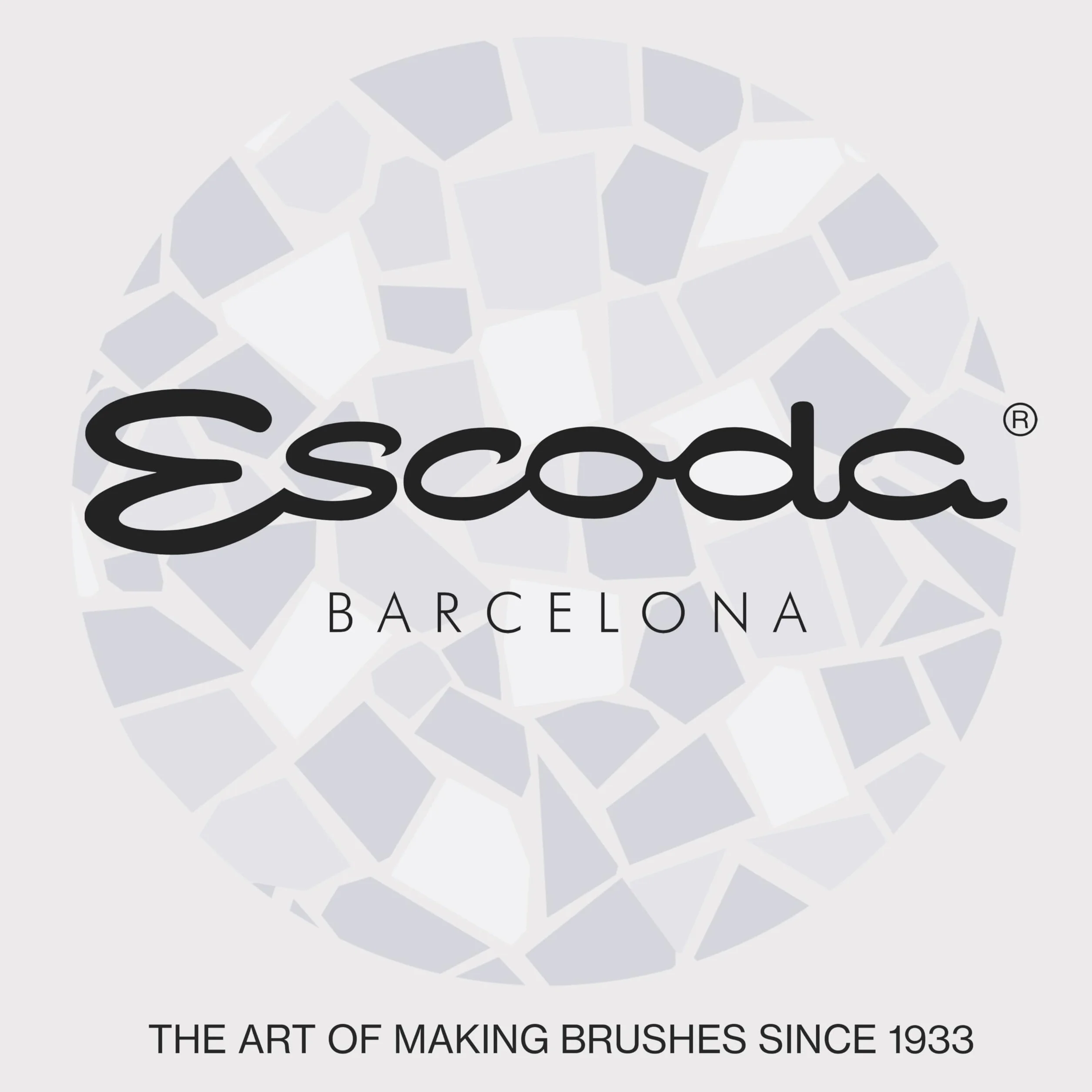 ESCODA Set 2 Pinceles Acuarela - N.14,18 Mop Redondo Punta Pelo Fino Petit Gris Natural Set 2 Joseph Zbukvic Serie Aquario Profesional Fabricado a Mano en España.