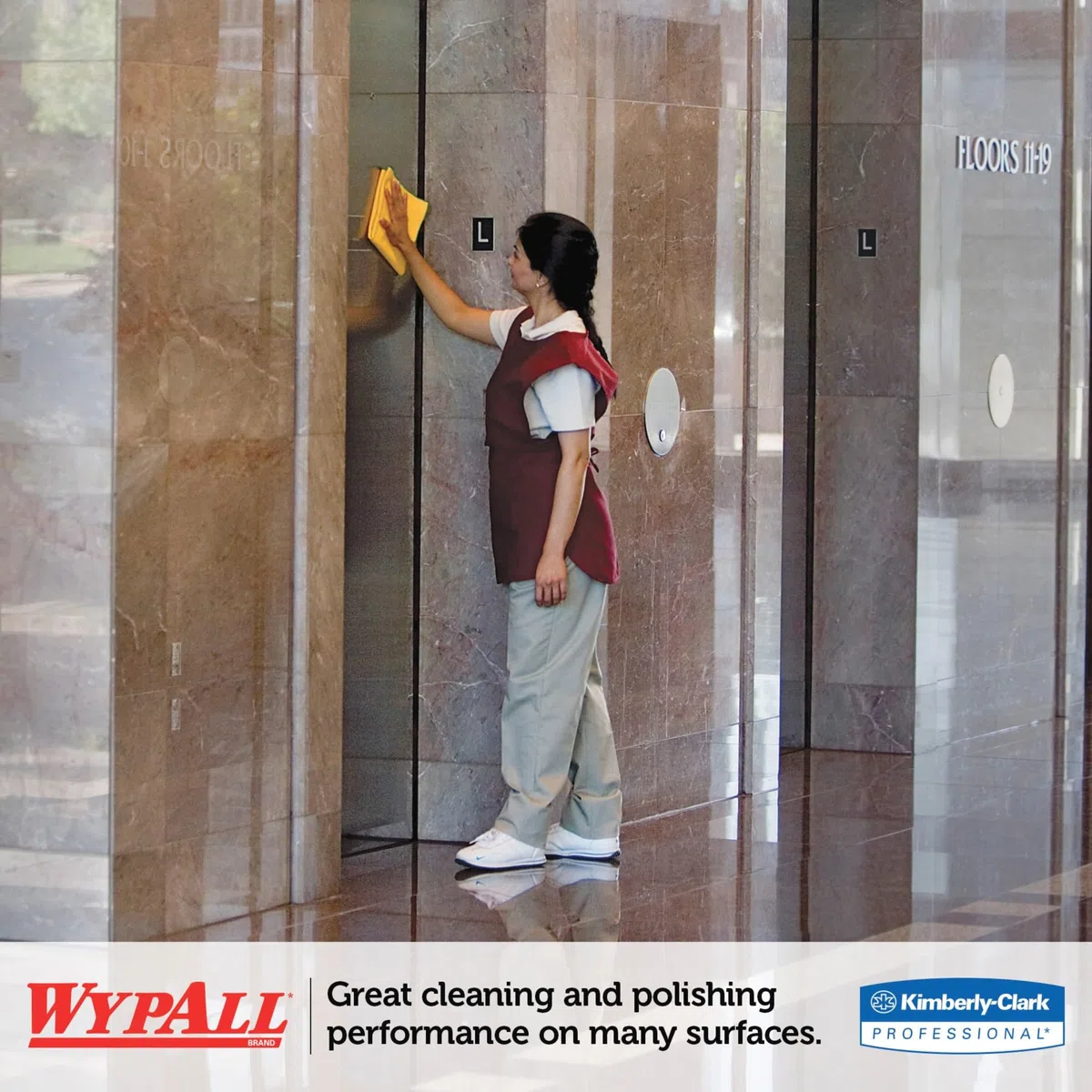 Wypall Paños de Microfibra 8394, 4 Paquetes portátiles x 6 paños Amarillos