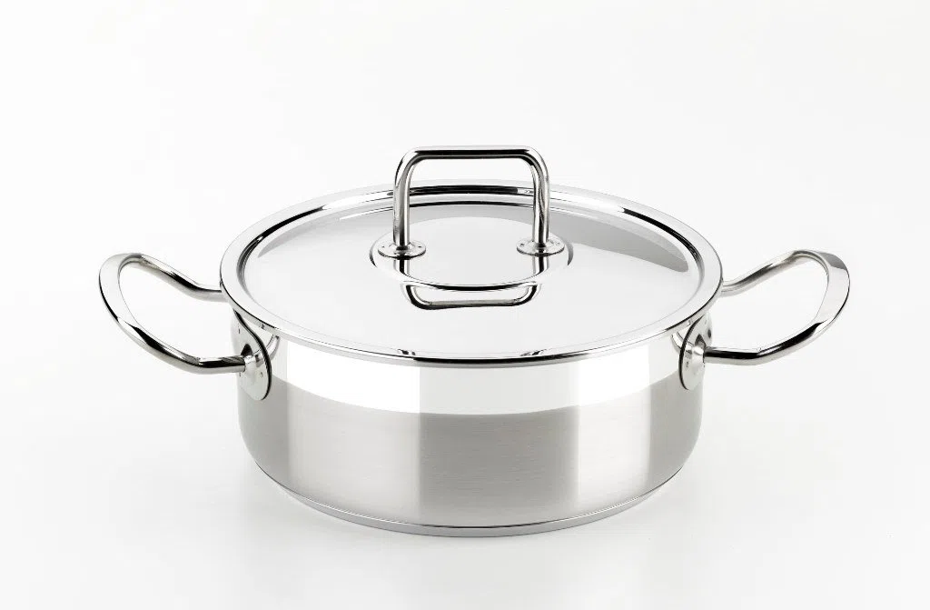 BRA Profesional | Cacerola Con Tapa de acero inoxidable Profesional 30 Cm