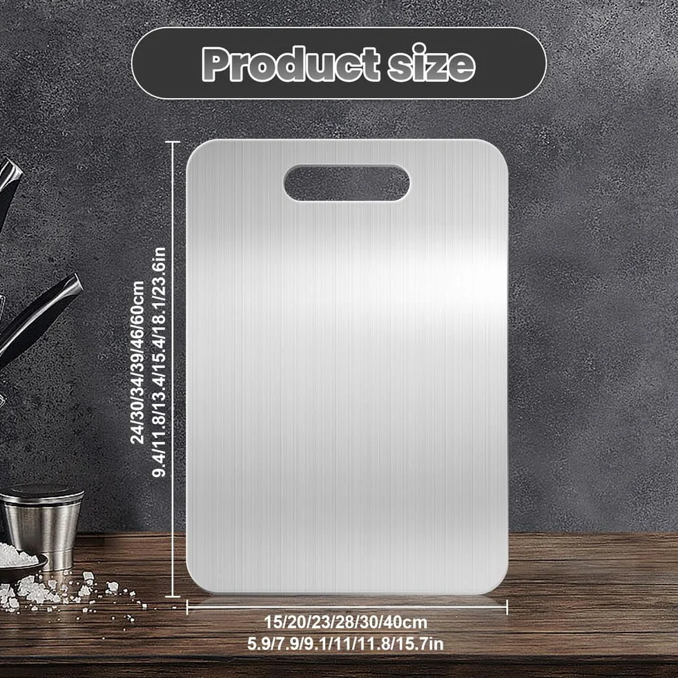 Tabla de cortar extragrande de 25 x 15 cm, para carne, frutas y verduras, segura, antideslizante, fácil de limpiar, ideal para cocineros caseros