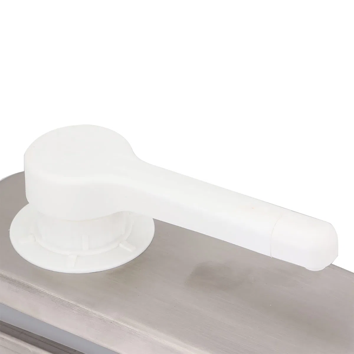 Dispensador de salsa de cocina 2L acero inoxidable y bomba de especias de plástico PP para el hogar, restaurante, uso del hotel (gran capacidad, fácil mantenimiento) (2L con base)