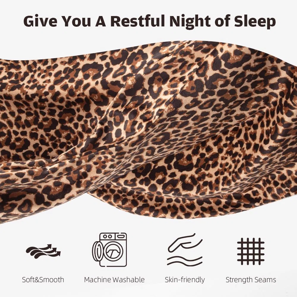 Chilling Home Cojín de maternidad en forma de J, almohada para dormir de lado con funda J, cojín de lactancia, cojín grande, almohada para mujeres y para dormir de lado (estampado de leopardo)