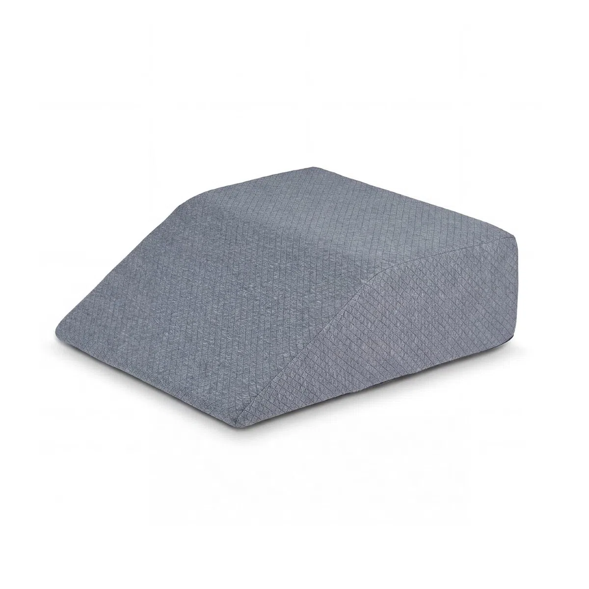 KOMFOTTEU Almohada de Elevación para Piernas, Cojín Cuña de Espuma de Memoria para Pies, Tobillos y Rodillas, Cojín Reposapiernas para Dormir Mejorar la Circulación (Gris)