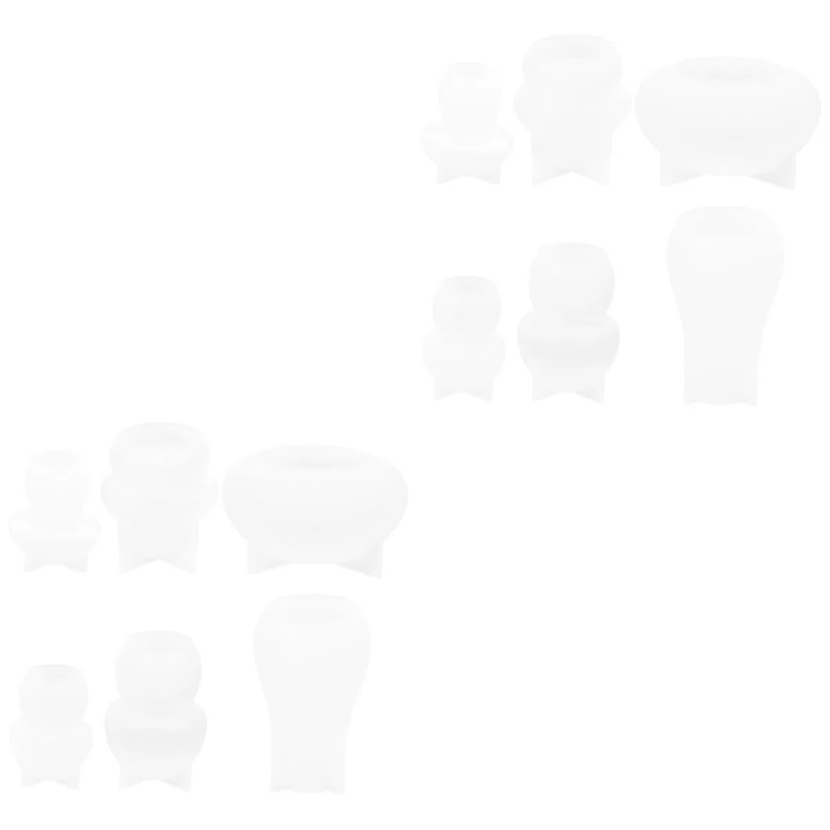 VILLCASE 2 Juegos Moldes de Silicona para Manualidades Forma de Molde Reutilizable para Decoración Diy