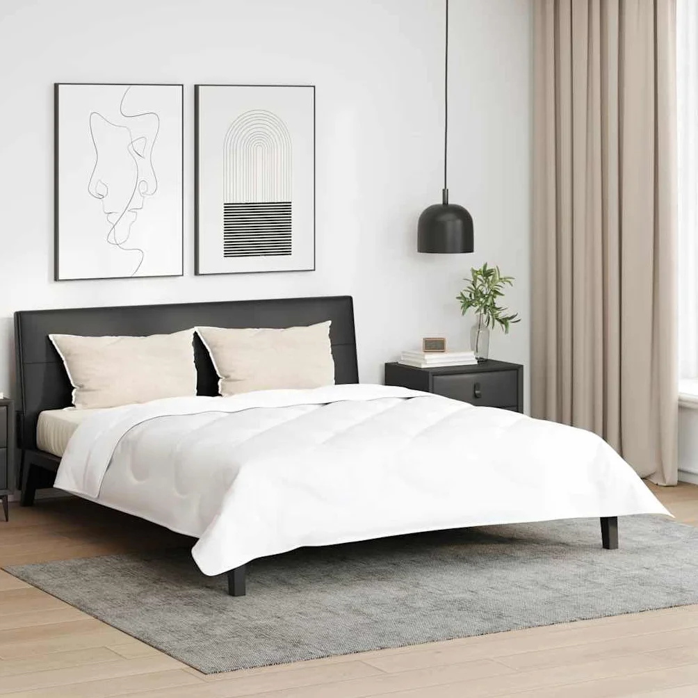 Juego de 2 almohadas de 40 x 80 cm de algodón blanco con relleno transpirable para espalda, abdomen, dormir de lado, lavables, ergonómicas, de apoyo, cómodas, suaves, fáciles de limpiar