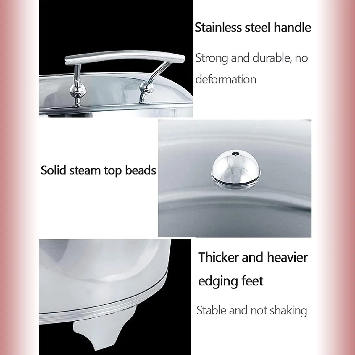 Calentador de Buffet Electrico Chafing Dish Acero Inoxidable, Calentador de Comida Comercial con Tapa Visible para Mesa Buffet, Temperatura Ajustable, 9L, 400 W