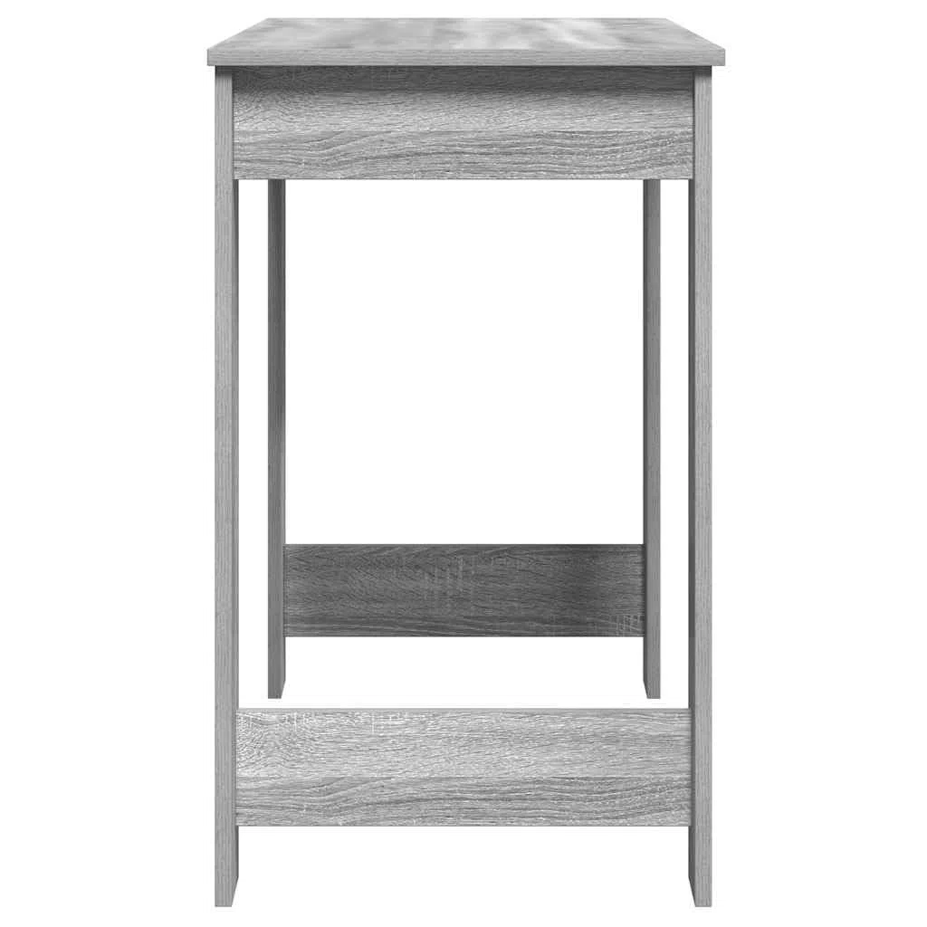 Escritorio gris Sonoma 100 x 45 x 75 cm de madera resistente, mesa de ordenador versátil para oficina, dormitorio y oficina en casa, mesa de trabajo fácil de limpiar con amplio espacio de