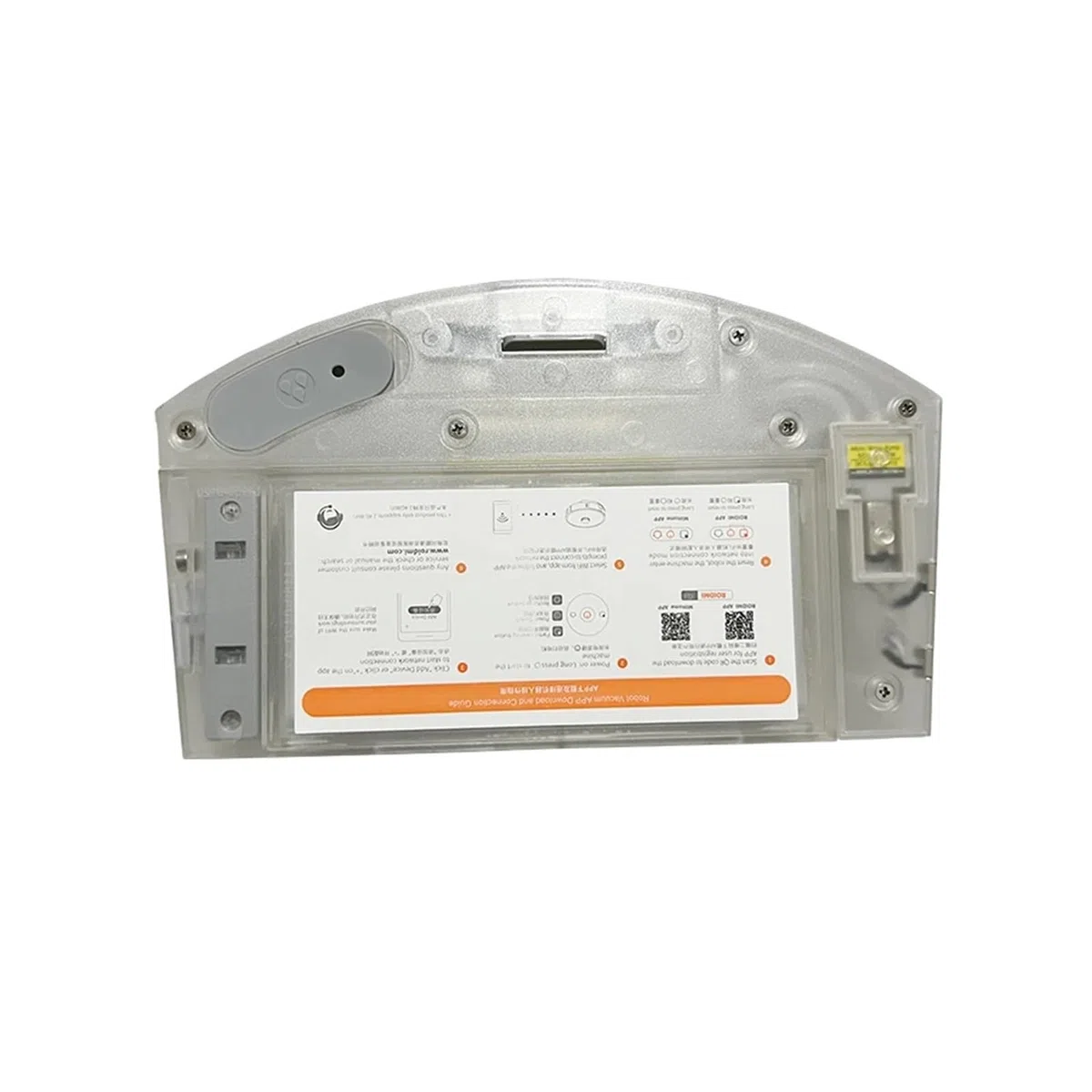 Reemplazo, Compatible con Roidmi, Eve Plus Robot Aspirador Barredora Accesorios Eléctricos 2 En 1 Caja De Polvo Tanque De Agua Filtro Piezas(As The Picture)