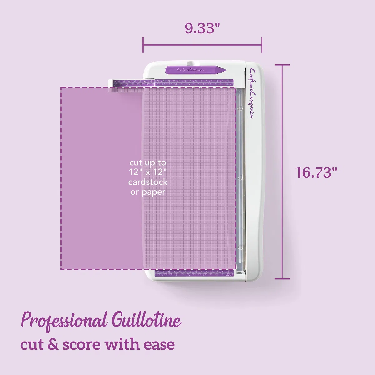Crafter's Companion Condensador de Ajuste Guillotina Para la Elaboración de Proyectos de Tarjetas de Papel y Large