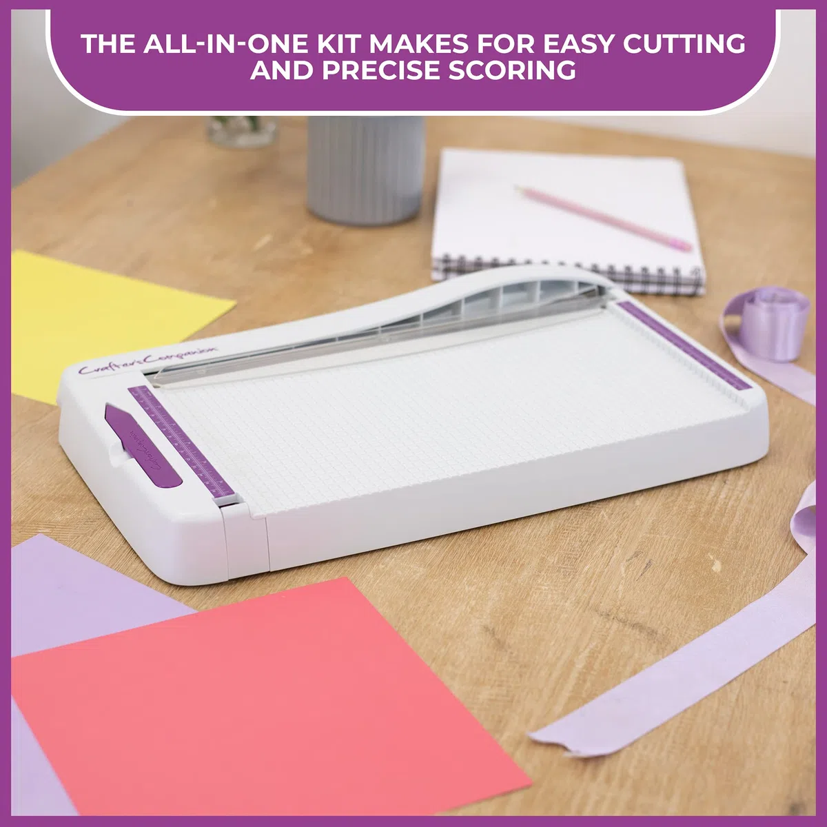 Crafter's Companion Condensador de Ajuste Guillotina Para la Elaboración de Proyectos de Tarjetas de Papel y Large