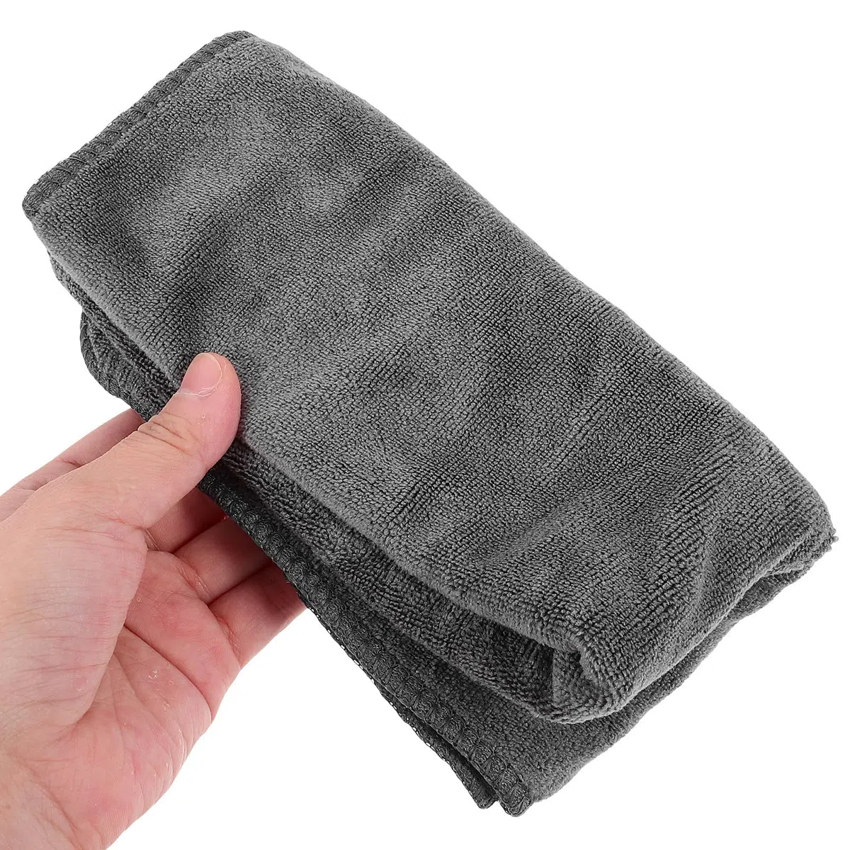 BETOOKY 12 Paños de Limpieza de Microfibra Absorbentes Reutilizables 40x40 Cm Gris para Cocina y Limpieza de Coche Multiusos para Vajilla y Superficies