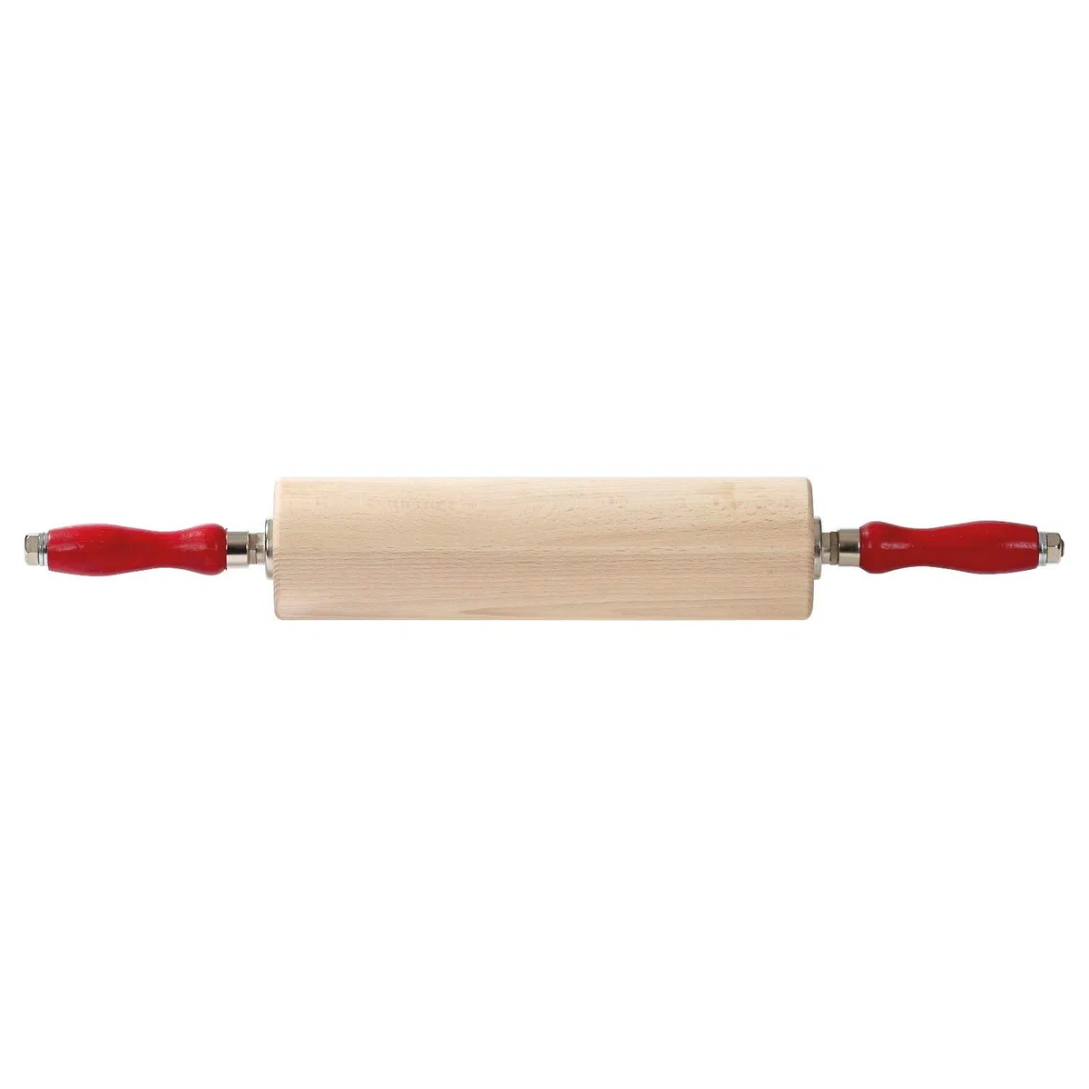 bütic Perfil de Rodillo Rodillo Rodillo de amasar de Madera de Haya Madera Acero Inoxidable Rodamiento de Bolas