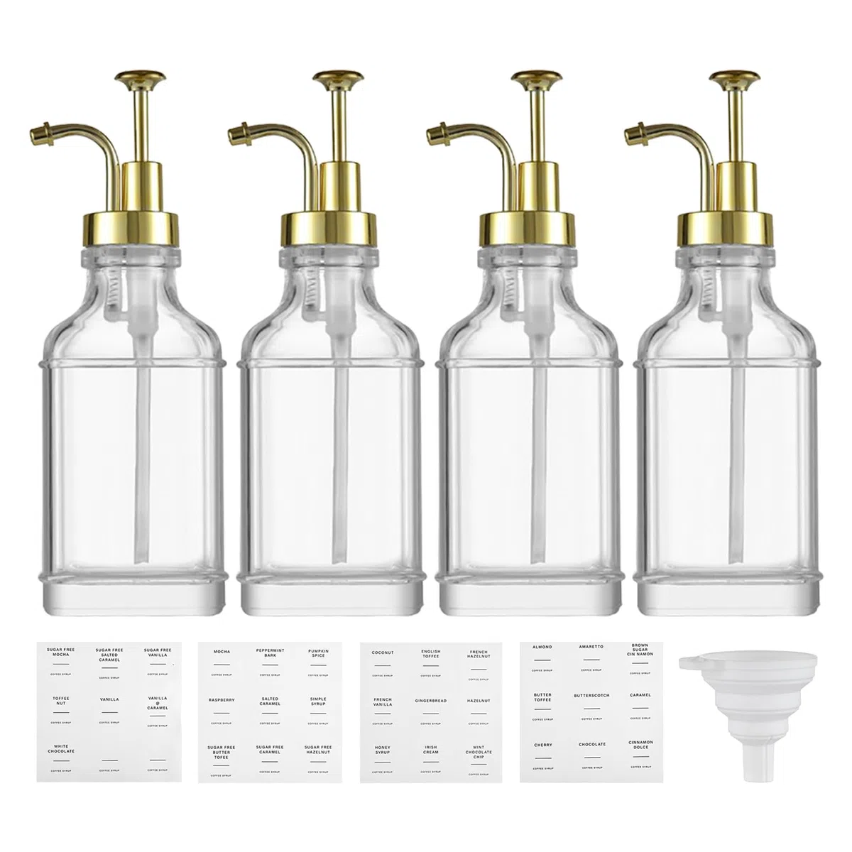 Dispensador de de - Recipiente para con Bomba | Botella de | Salsa antifugas Transparente para Ketchup Jabón líquido de Cocina, Bebida, Mesa Postre Chefs Baristas Bar