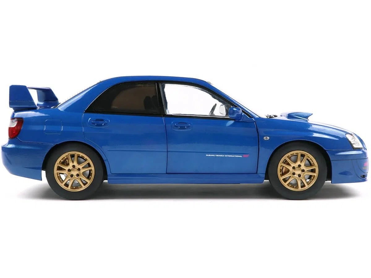 Subaru Impreza WRX STI Sonic Blue 2003 1:18