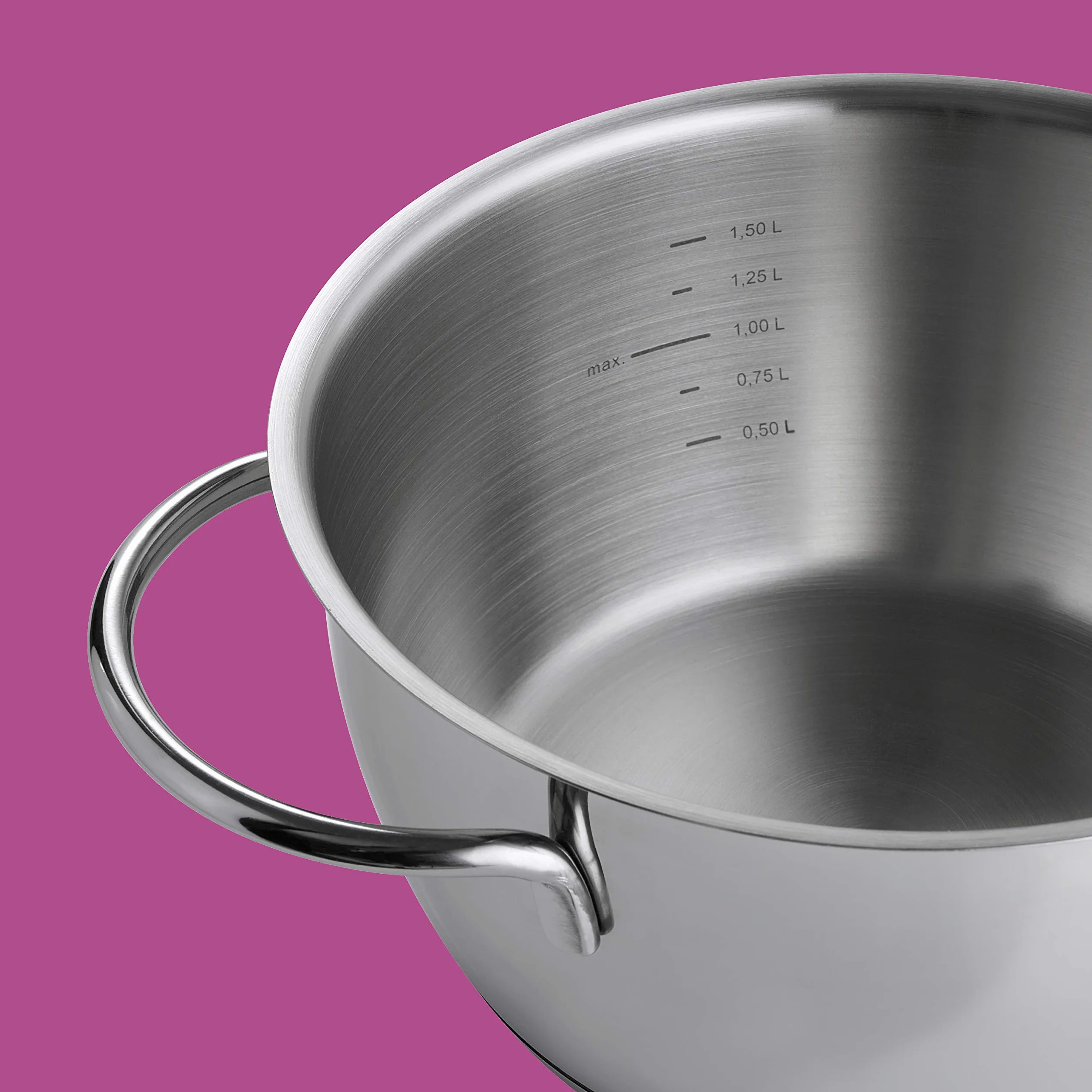 Rohe Germany 208271-18 Fiona - Fondue (18 cm de diámetro, aprox. 2,20 l, acero 18/10, 2,2 litros.
