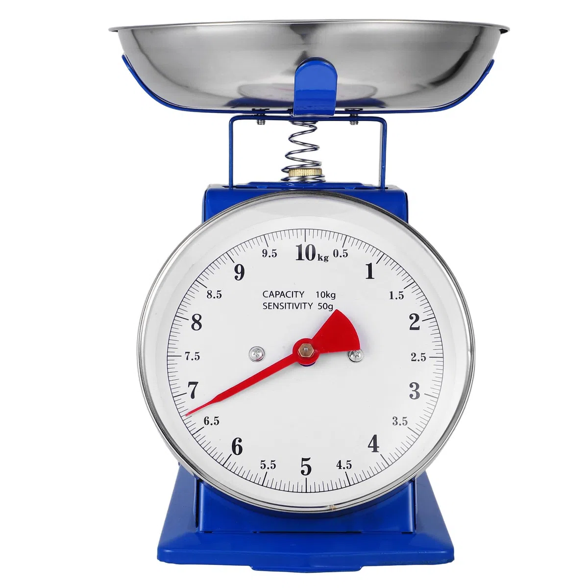 NUOBESTY Báscula de Cocina Vintage con Bandeja Desmontable, Capacidad 10kg, Alta Precisión y Dial Grande, Adecuado para Hornear y Preparar Alimentos